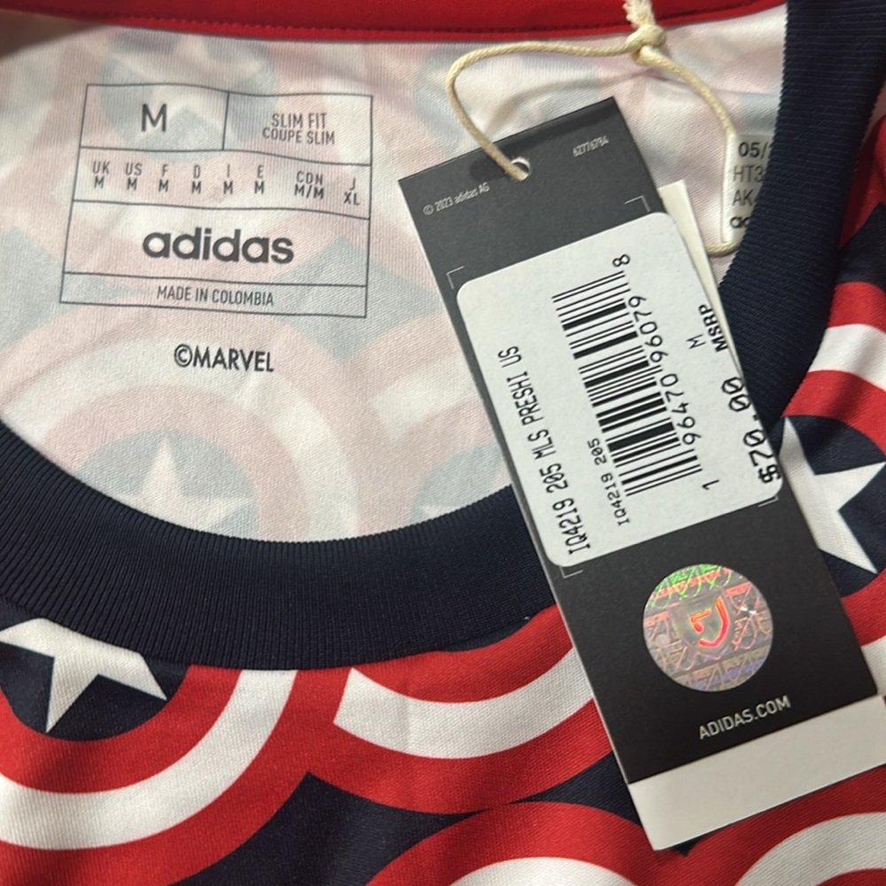 Los Angeles FC “LAFC” Adidas Marvel Captain America Jersey (Medium & Large) - Picture 13 of 13